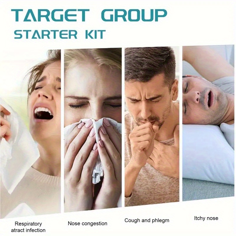 Men Accessories Combo - Parche Nasal Magnético Anti-Ronquidos, Tiras Nasales