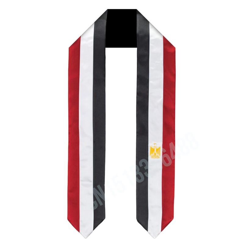 Men Accessories Egypt - Bufanda con bandera de Egipto, estampado
