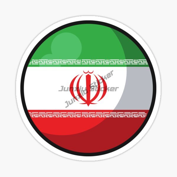 Men Accessories Kenya - Pegatina Circular para Coche con Bandera