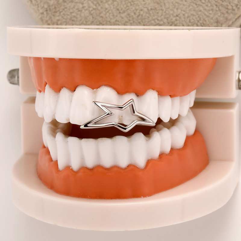 Men'S Accessories For Christmas - Grillz de Dientes con Diseño Geométrico