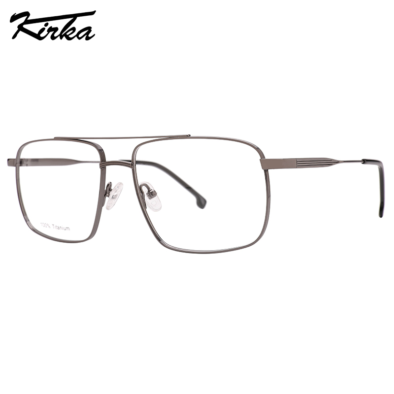 Men Accessories Tips - Kirka, gafas rectangulares de titanio de