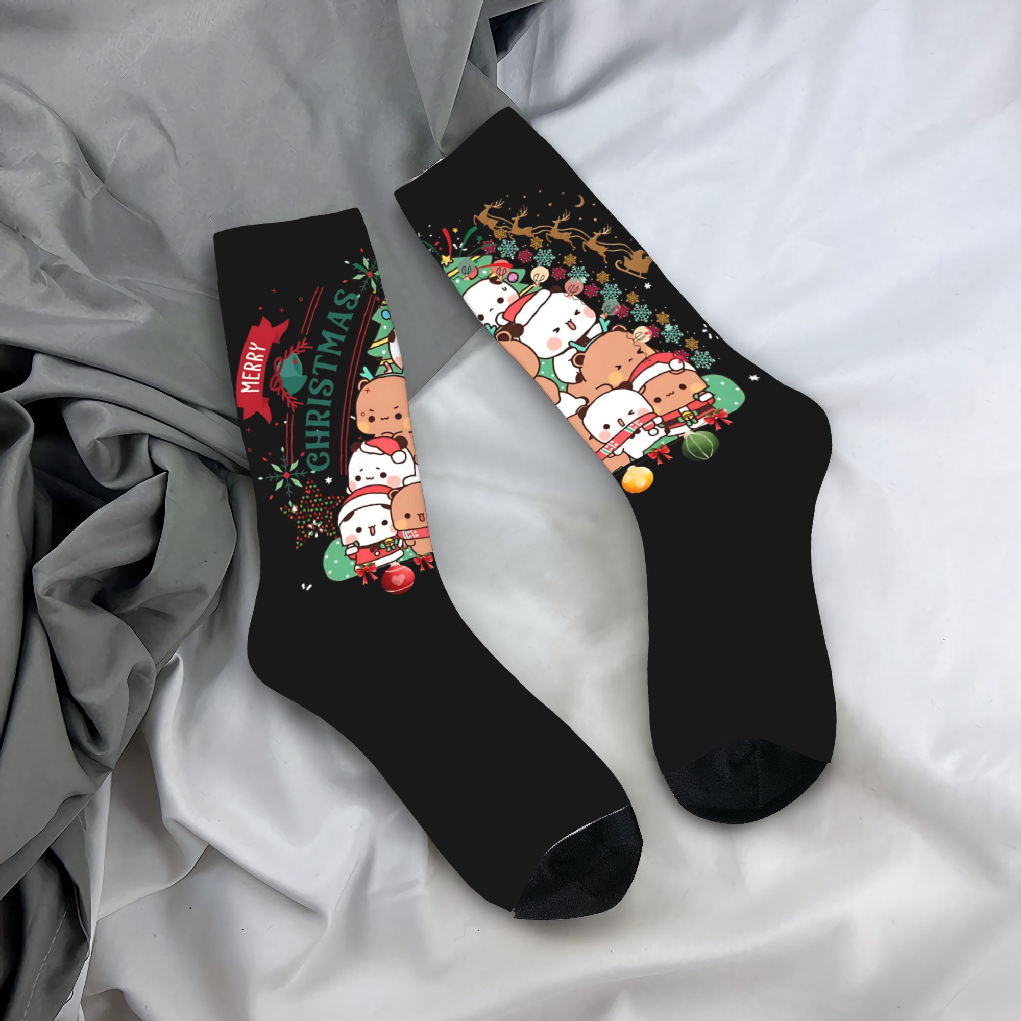 Men'S Accessories For Christmas - Calcetines para hombre y mujer, medias