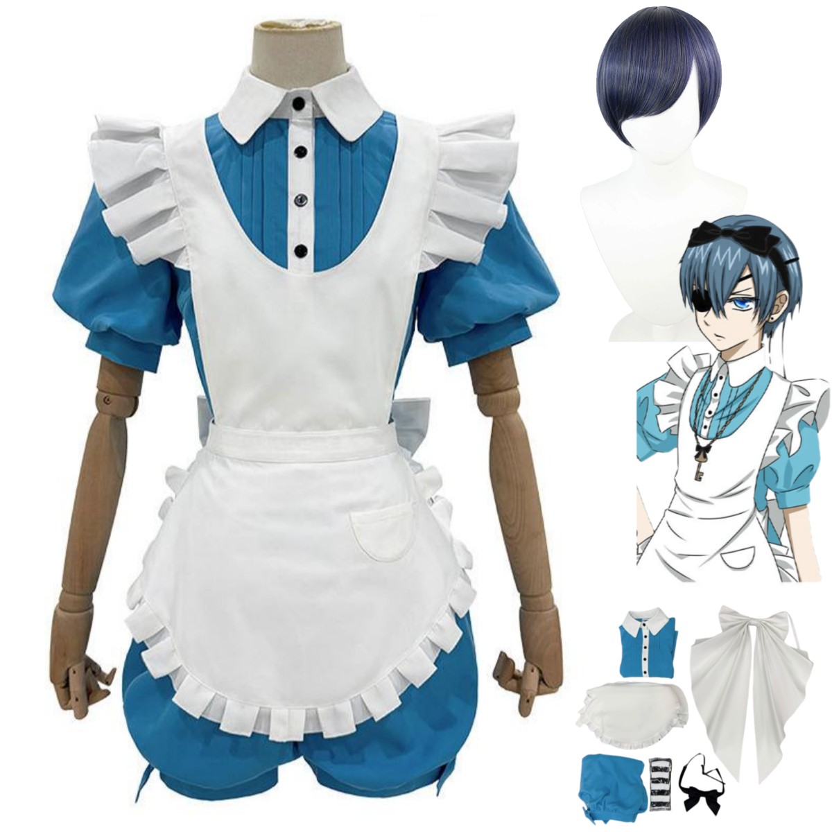 Men'S Accessories For Christmas - Disfraz de Cosplay de Anime Ciel