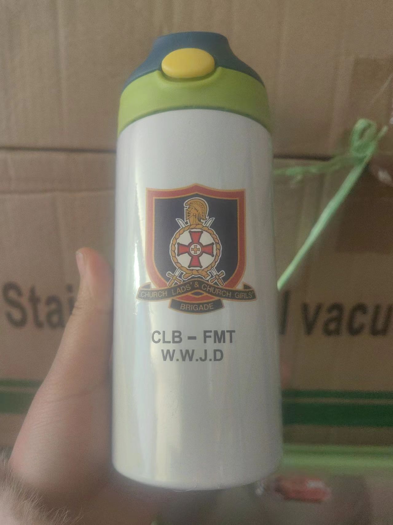 Flask Stainless Steel - Vaso Infantil Personalizado con Logotipo, 12