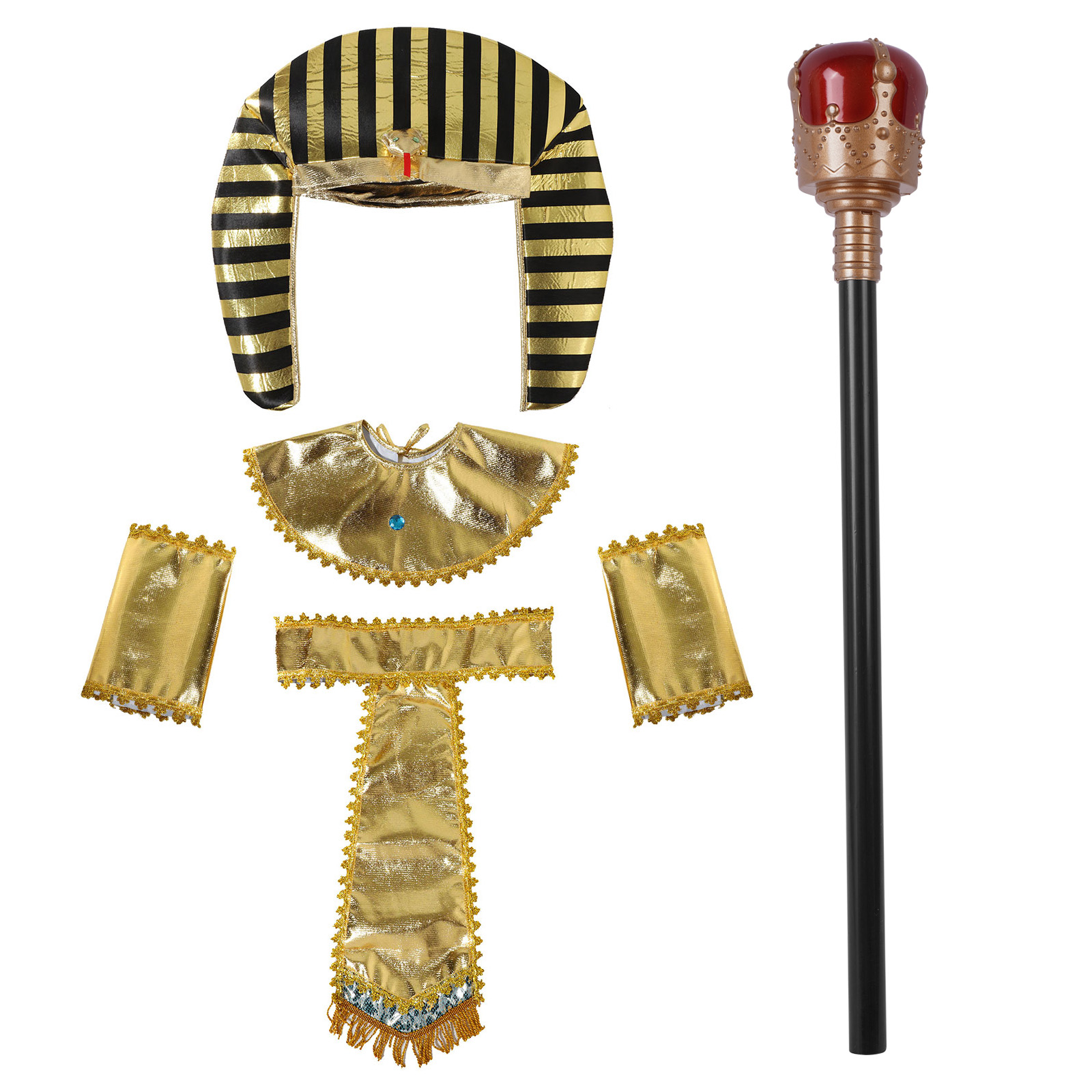 Men Accessories Egypt - Mascarada mujeres hombres Cosplay Egipto rey