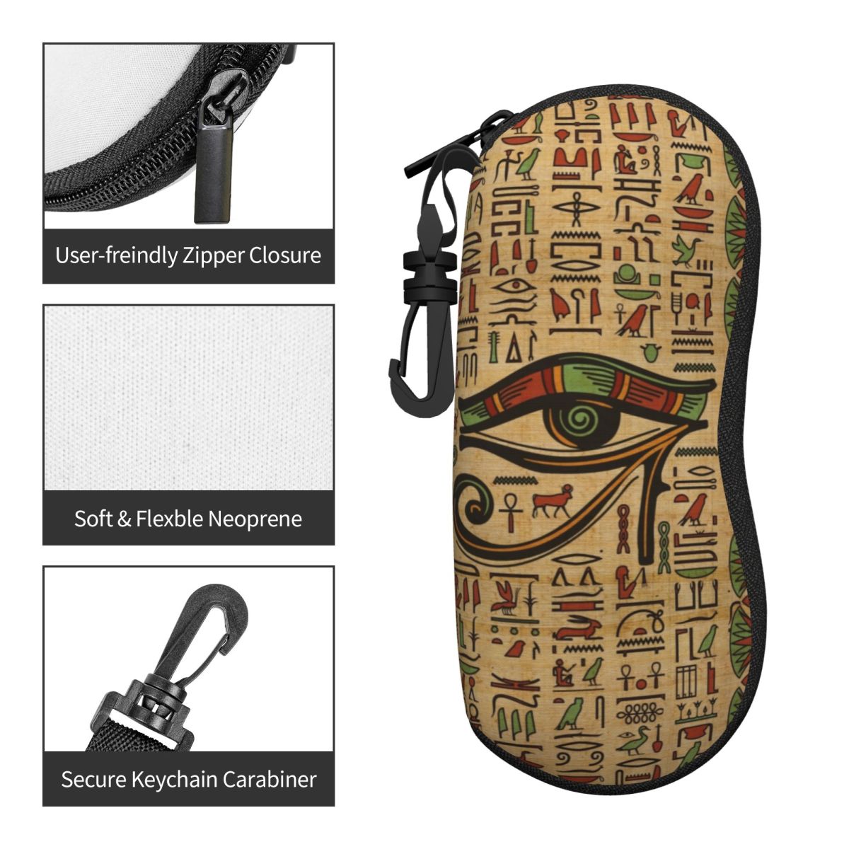 Estuche para gafas de Ojo de H - Men Accessories Egypt reseña y precio