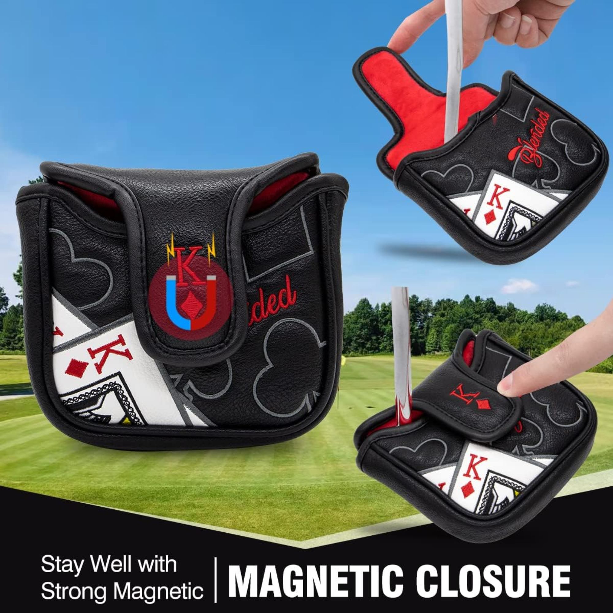 Mazo bordado King Of Hearts co - Men'S Accessories For Christmas reseña y precio