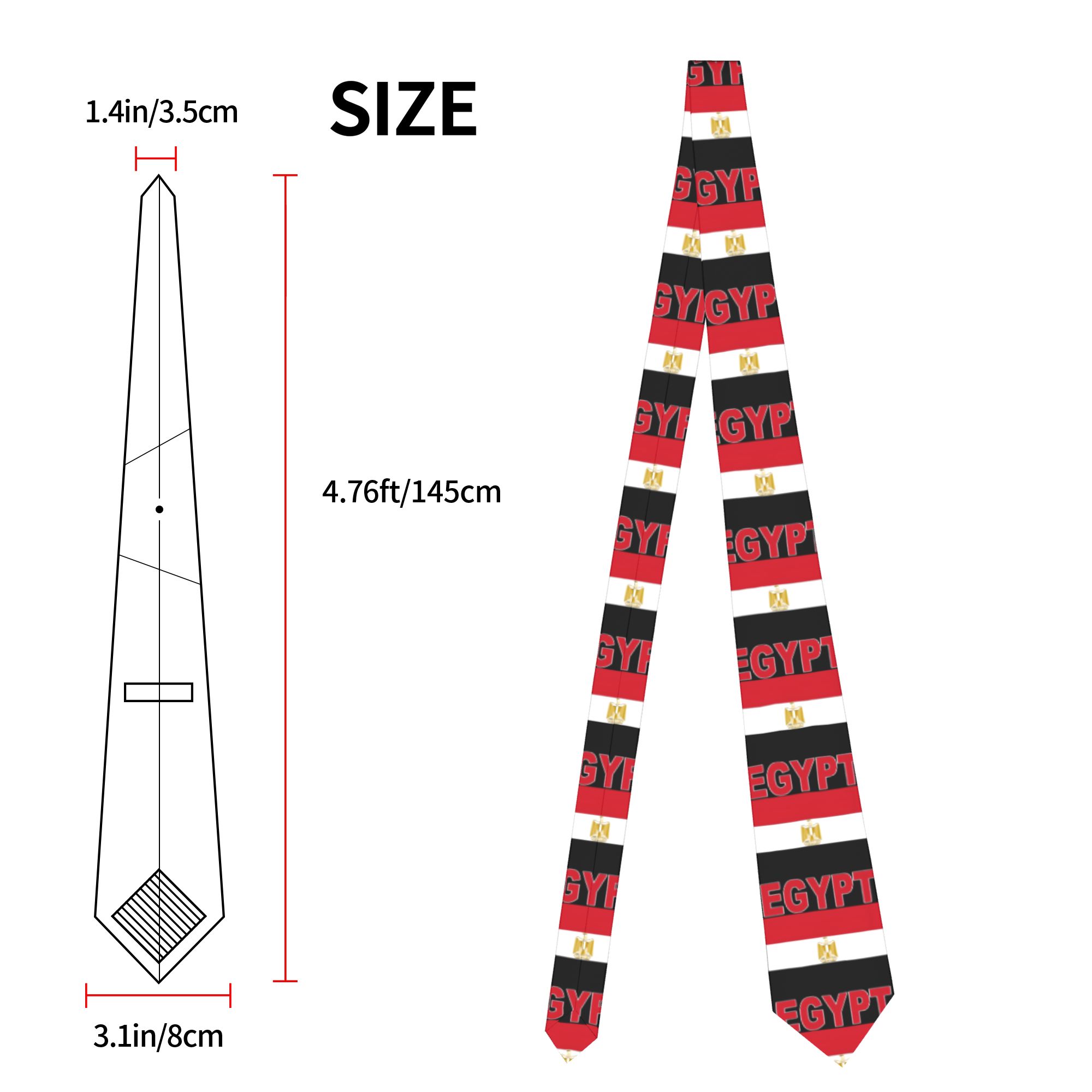 Corbata con diseño de la bande - Men Accessories Egypt reseña y precio