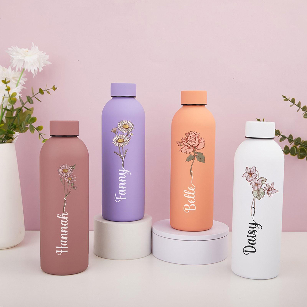 Botella de Agua Floral Persona - Flask Stainless Steel reseña y precio