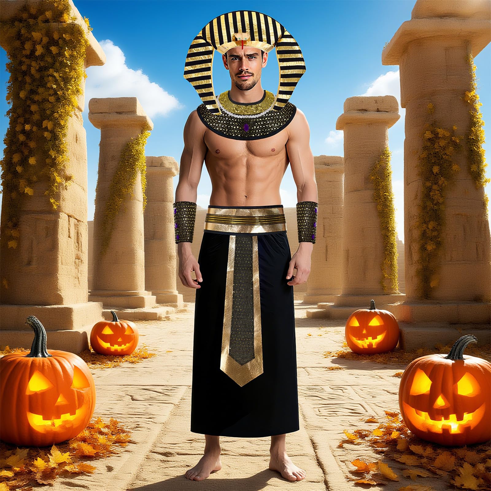 Accesorios de disfraz de Cleop - Men Accessories Egypt reseña y precio