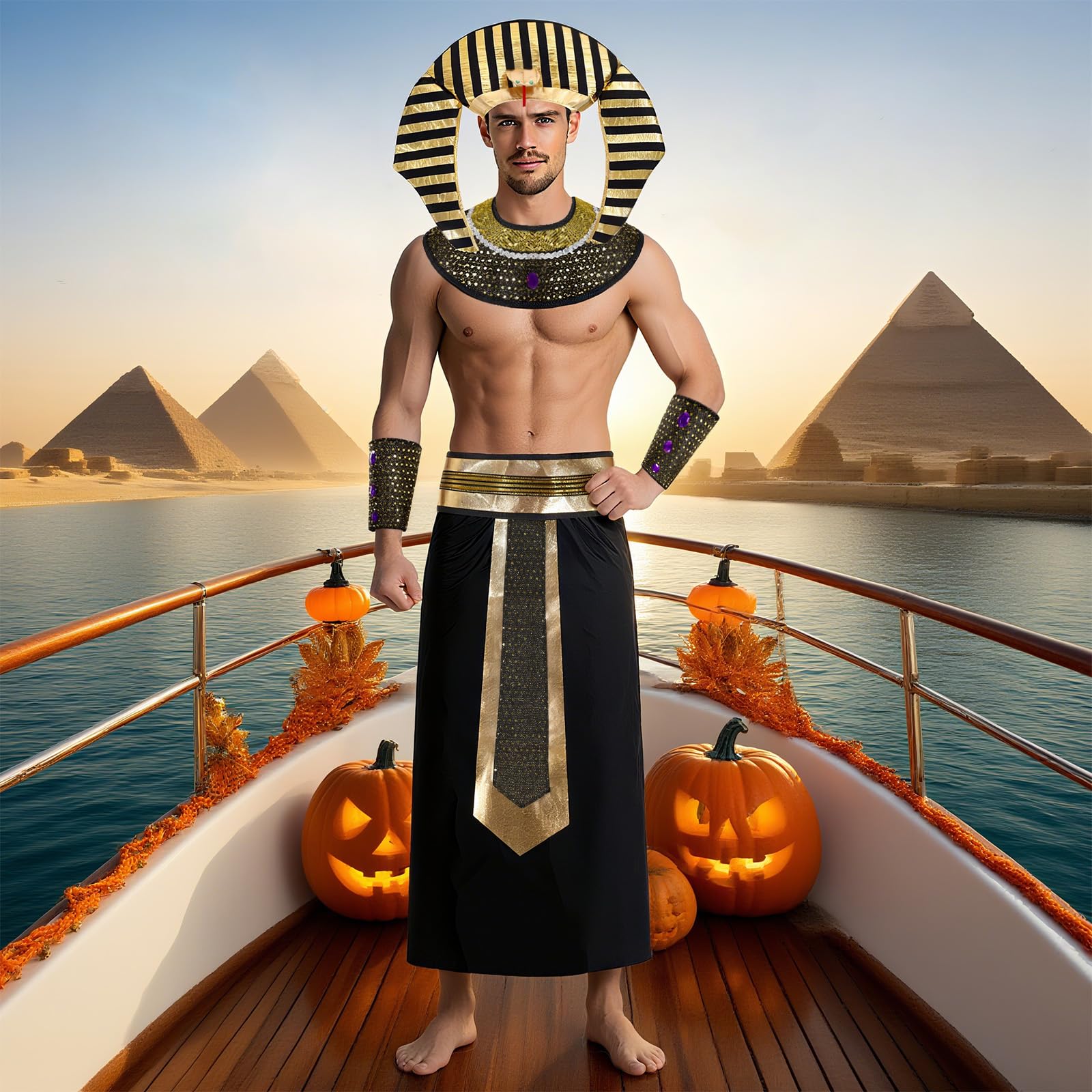 Accesorios de disfraz de Cleop - Men Accessories Egypt reseña y precio