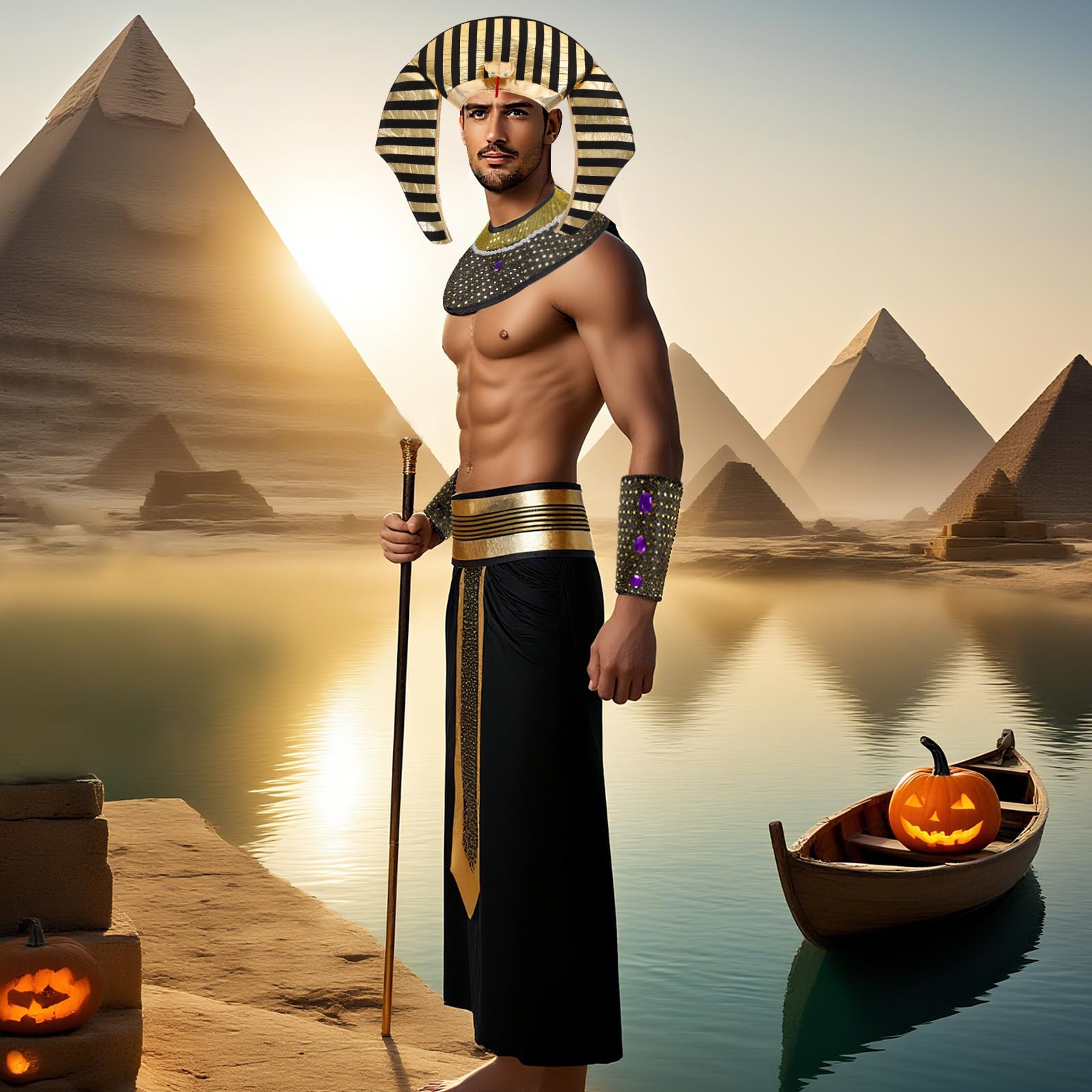 Accesorios de disfraz de Cleop - Men Accessories Egypt reseña y precio