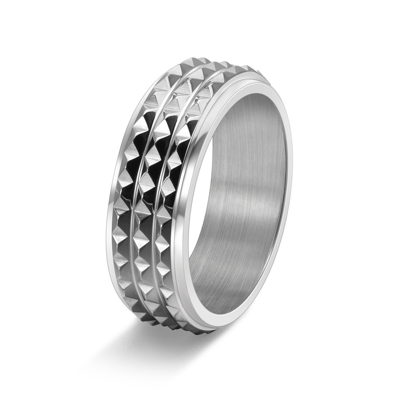 Anillos giratorios de acero in - Men Accessories Egypt reseña y precio