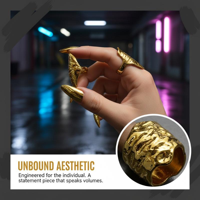 Anillos de uñas metálicos punk - Men Accessories Tips reseña y precio