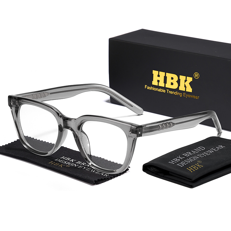 HBK monturas de gafas cuadrada - Men Accessories Tips reseña y precio