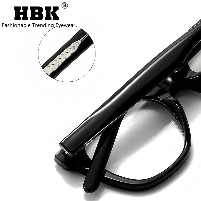 HBK monturas de gafas cuadrada - Men Accessories Tips reseña y precio