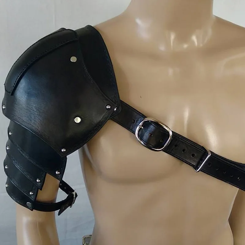 Armadura de hombro de cuero Me - Men'S Viking Accessories reseña y precio