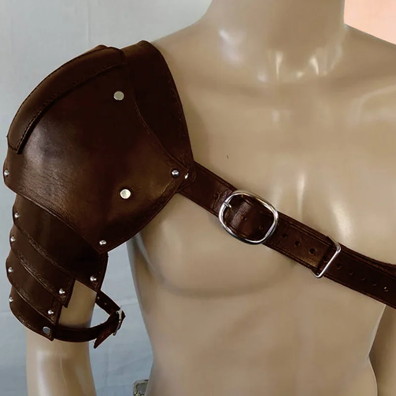 Armadura de hombro de cuero Me - Men'S Viking Accessories reseña y precio