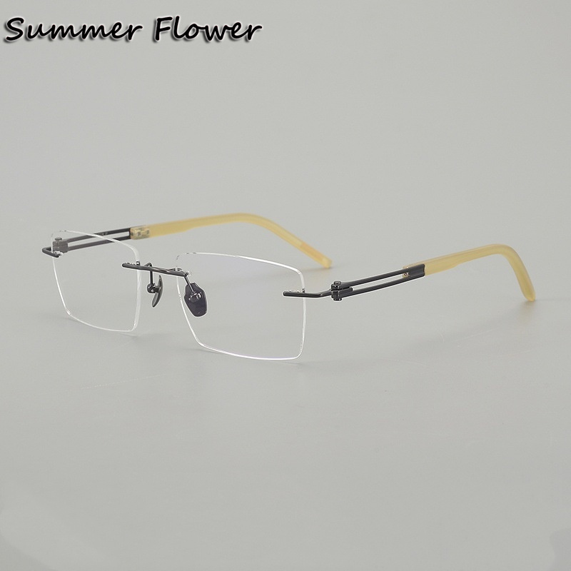 Gafas sin montura de 150 mm, p - Men Accessories Tips reseña y precio