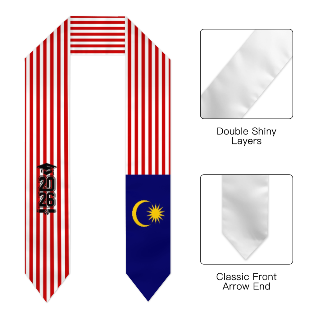 Banda de Graduación con Bander - Men'S Accessories Malaysia reseña y precio